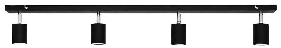 LED Spotlámpa TUNE 4xGU10/4,8W/230V fekete
