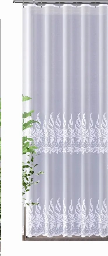 Mg Függöny jacquard 618/466 Fehér 250cm Minőség 0,5m