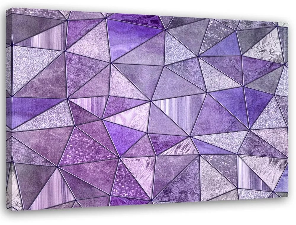 Gario Vászonkép Lila geometriai formák - Andrea Haase Méret: 100 x 70 cm