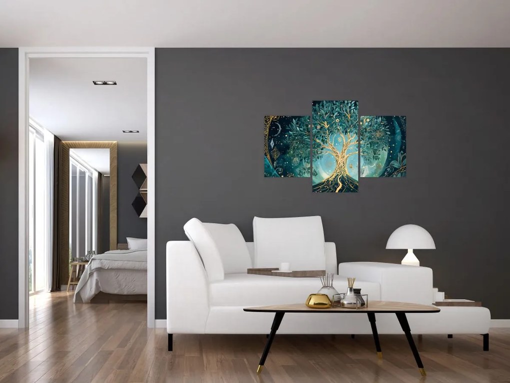 Kép – Életfa az univerzumban (90x60 cm)