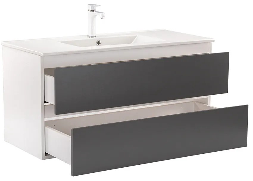 Vario Forte 100 alsó szekrény mosdóval