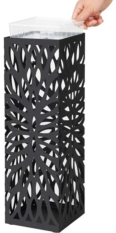 Modern esernyőtartó LUC48B - fekete