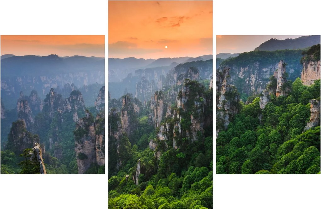 Kép - Zhangjiajie Nemzeti Erdei Park (90x60 cm)