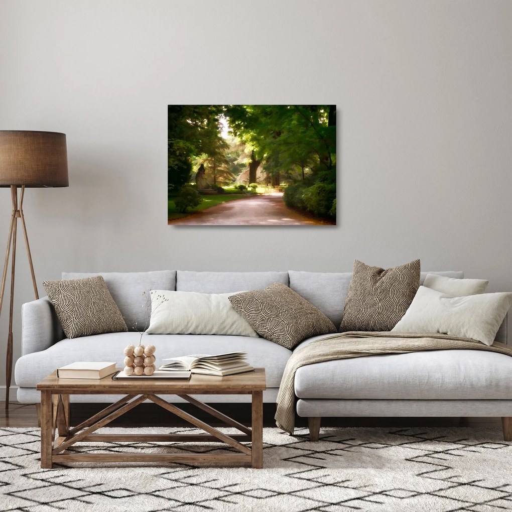 Park képe (üvegen) (70x50 cm)