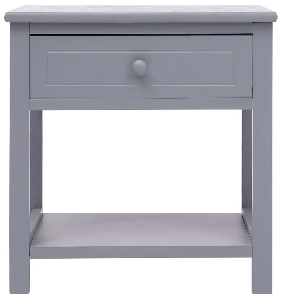 2 db szürke császárfa éjjeliszekrény 40 x 29 x 42 cm