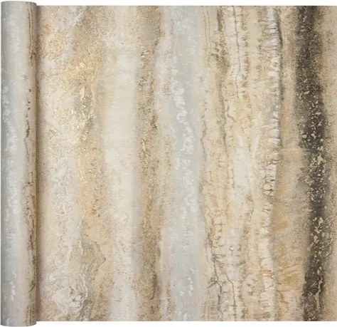 Papír tapéta Vízszintes csíkok, mint a márvány vakolat