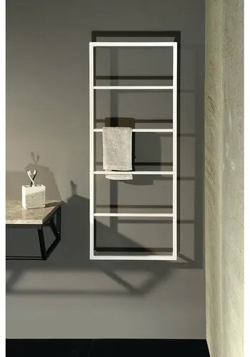 SAPHO Ska511 Ska fali törülközőtartó 45 x 115 x 10cm, matt fehér