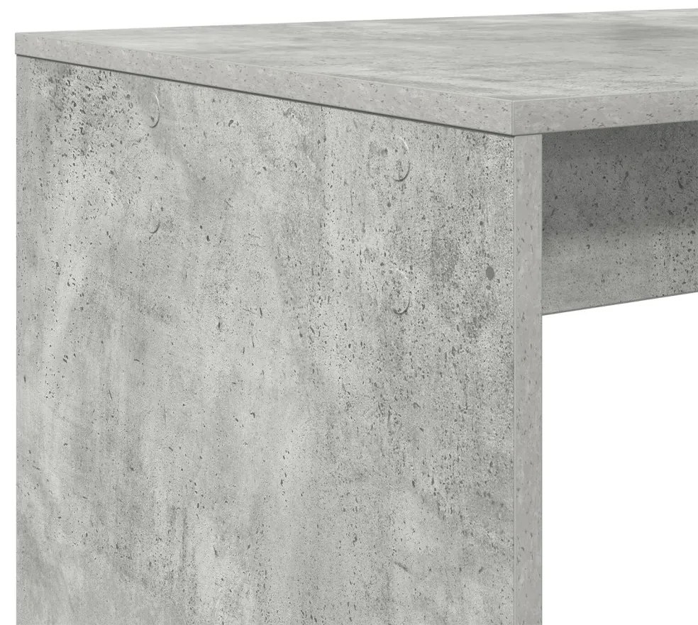 Íróasztal Beton szürke Mérnöki fa betonfelülettel Közepes
