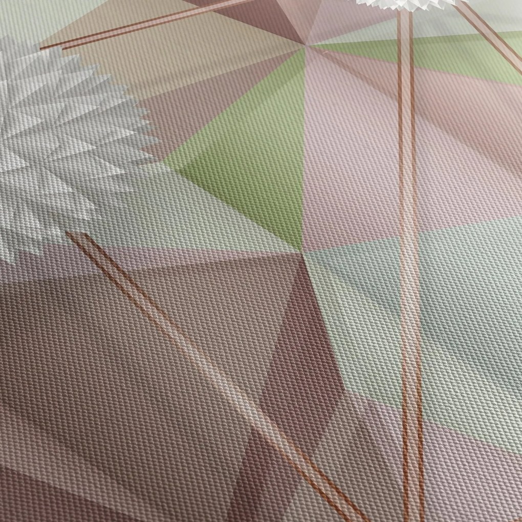 Kép - 3D absztrakció pasztell színekben (120x50 cm)