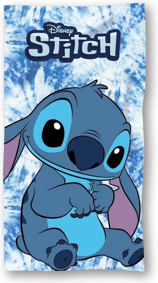 Disney Lilo és Stitch, A csillagkutya Little Blue fürdőlepedő, strand törölköző 70x140cm (Fast Dry)