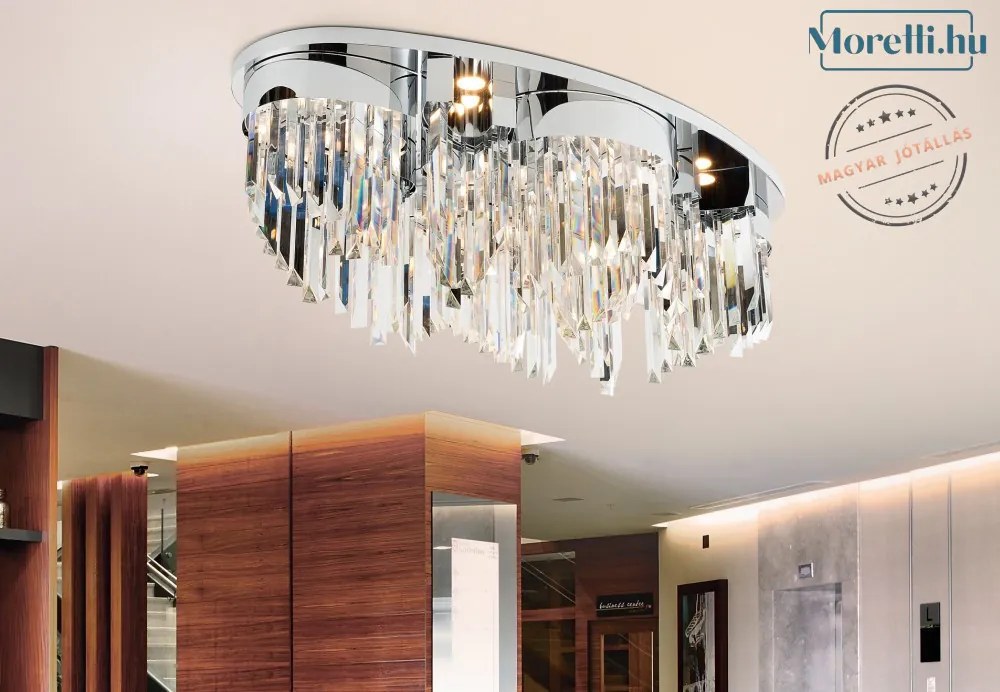 PATRIZIA VOLPATO 7405-PL-CR RIFLESSI Kristály Mennyezeti Lámpa LED IP20
