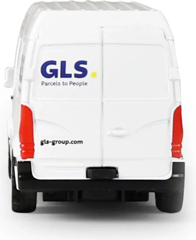 RAPPA Fém játékautó GLS nyitható ajtókkal - 14 cm