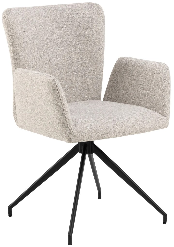 MAZZONI EXPORT SARETTA Beige Melanzs (Java 196 szövet) - MODERN KÁRPITOZOTT FORGÓSZÉK NAPPALIBA/ÉTKEZŐBE/LOFT IRODÁBA