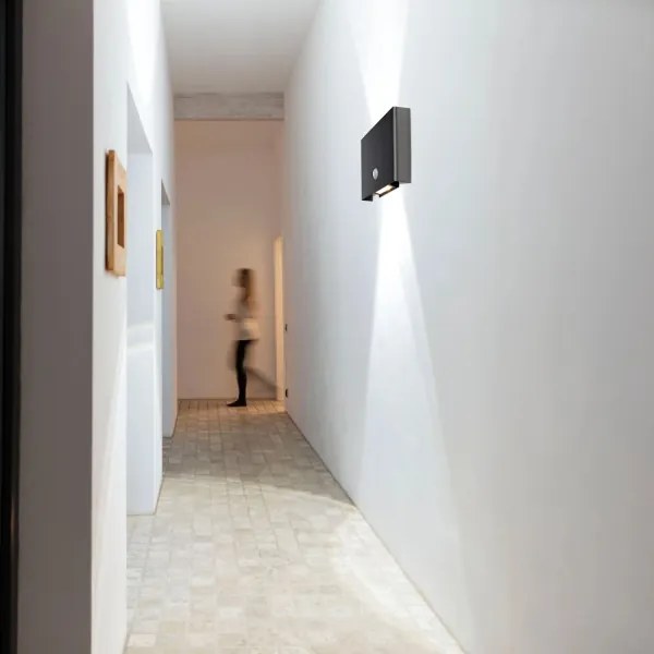 JUST LIGHT. 19471-18 - LED Kültéri lámpa érzékelővel 2xLED/1,25W/3,7V 4400mAh IP44