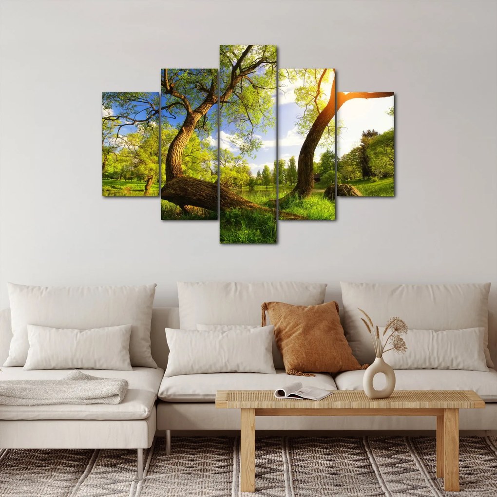 Kép egy tavaszi rétről (150x105 cm)