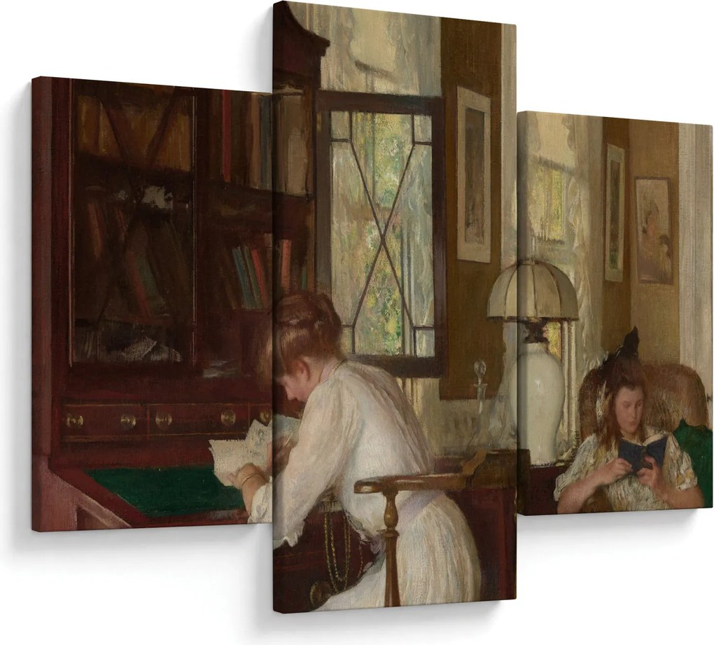 Kép - Edmund Tarbell, Josephine and Mercie, reprodukciók (90x60 cm)
