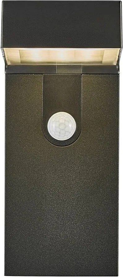 NORDLUX 2118231003 ALYA Fali Lámpa Mozgásérzékelővel Fekete LED IP44