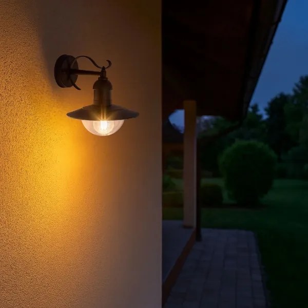 Brilagi - Kültéri fali lámpa MOLDE 1xE27/60W/230V IP44 fekete