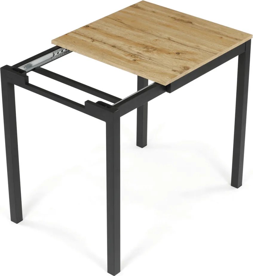 Étkezőasztal bővíthető 60–90 × 60 cm melamin tölgy OAK