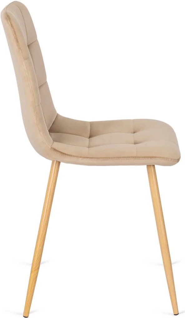 Bézs Bársony Étkezőszék. FREDY