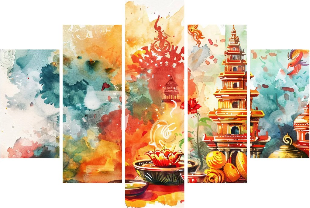 Kép - Akvarell illusztráció (150x105 cm)