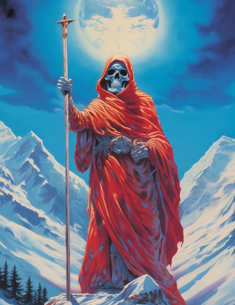 Poszter 50x65cm A hegyi hold őrzője