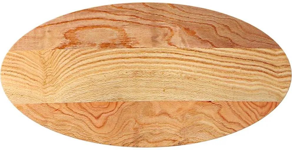 vidaXL világosbarna tömör akácfa ovális alakú asztallap 100x50x4 cm