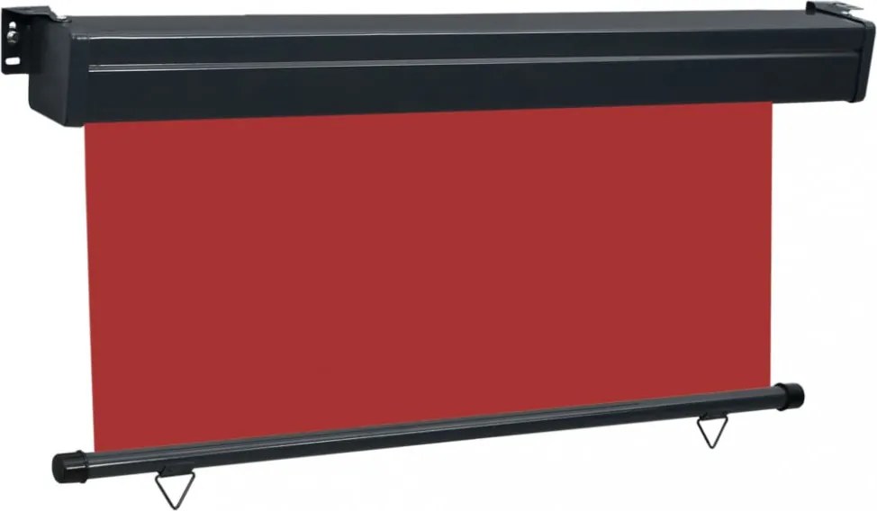 piros oldalsó terasznapellenző 165 x 250 cm