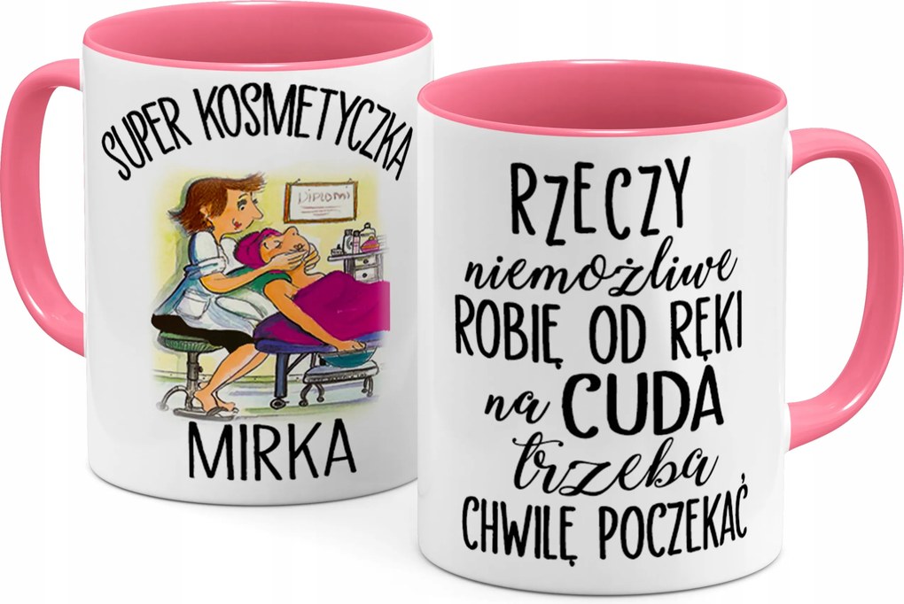 Bögre A Varrónő Kozmetikusának Nevével