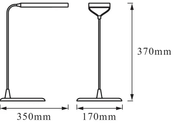 Osram - LED dimmelhető asztali lámpa PANAN LED/5W/5V