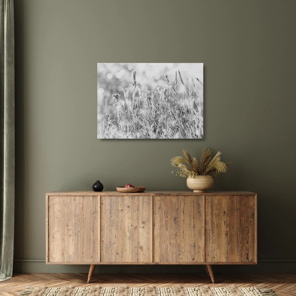 Üveg kép - Hideg tél (70x50 cm)
