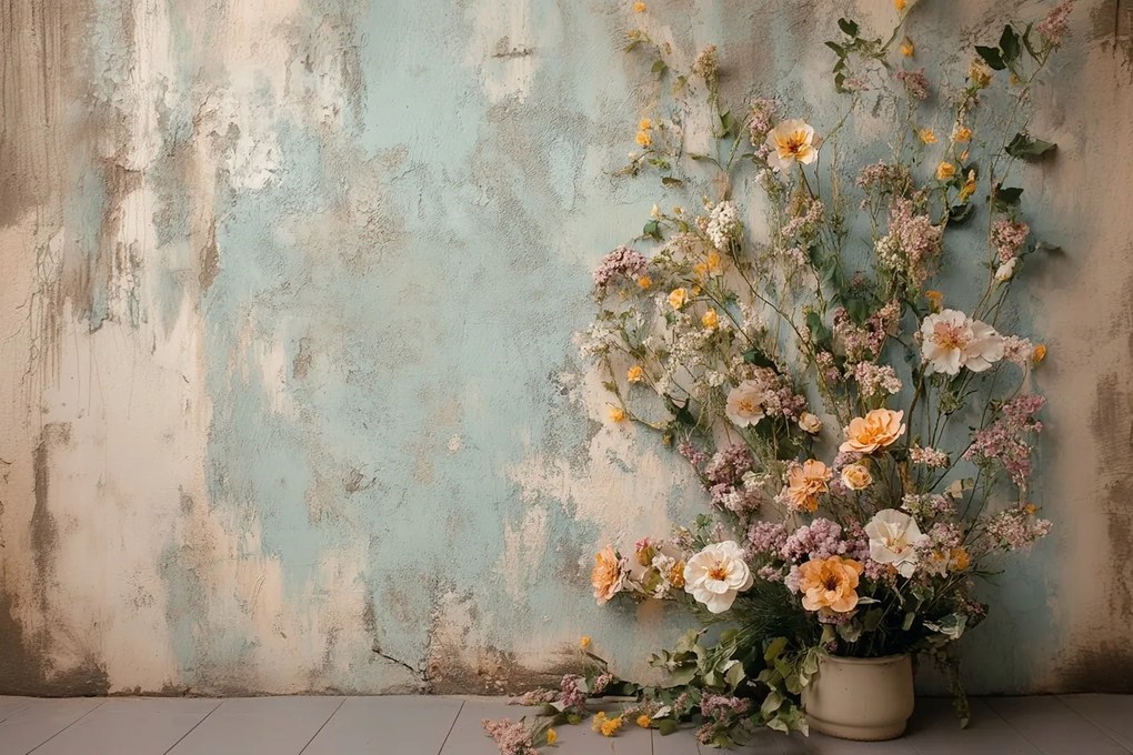 Canvas Vászonkép Kompozíció Virágok Fal Shabby Chic Boho 120x80