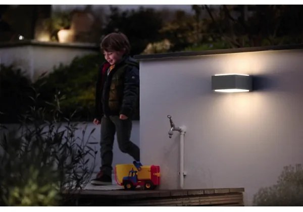 Philips 17337/87/PN - Kültéri fali lámpa MYGARDEN HEDGEHOG E27/42W/230V IP44