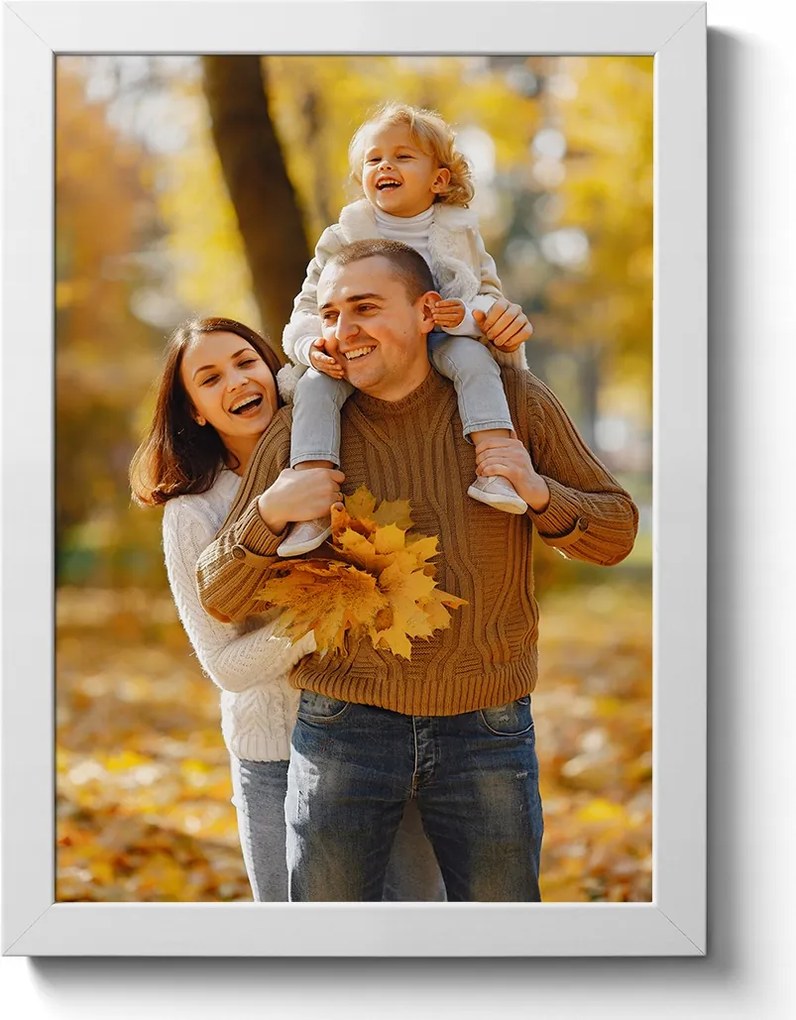 Képkeret 15x21 Fehér plexi képkeret mdf ajándék