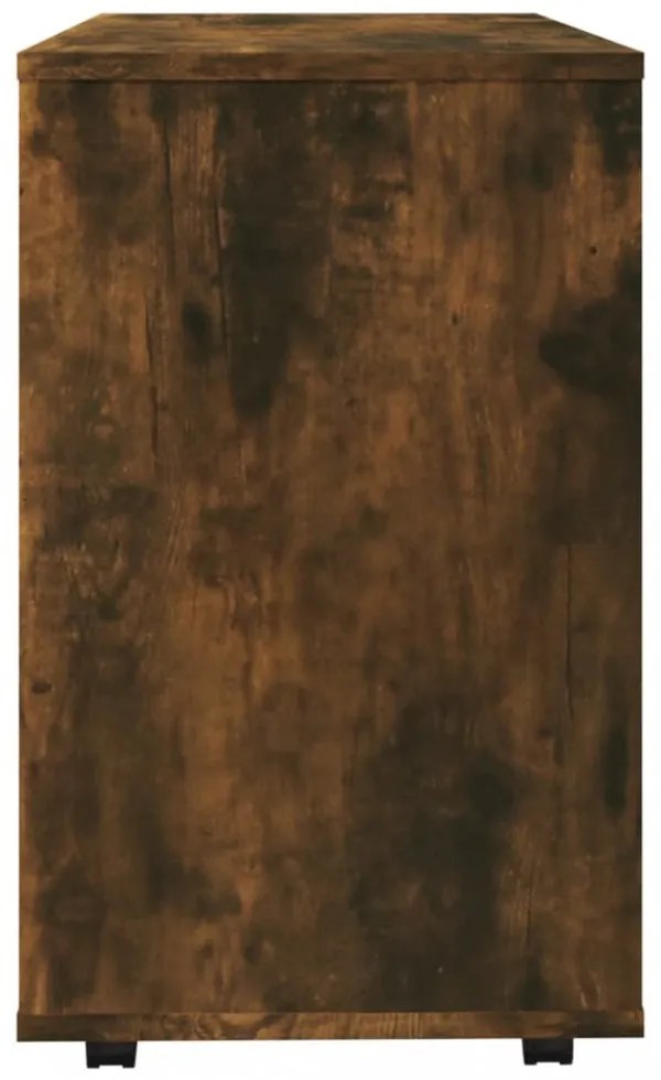 füstös tölgy színű szerelt fa kisasztal 70 x 35 x 55 cm