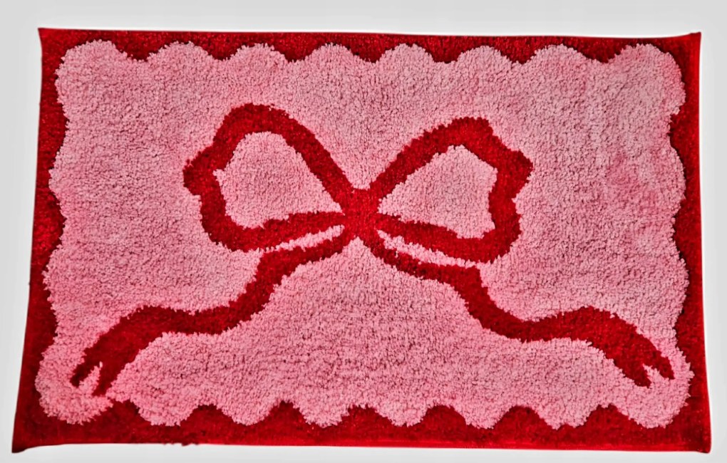 Fürdőszobaszőnyeg Smukee Home 50x80 cm rózsaszín csúszásgátló Oeko-tex