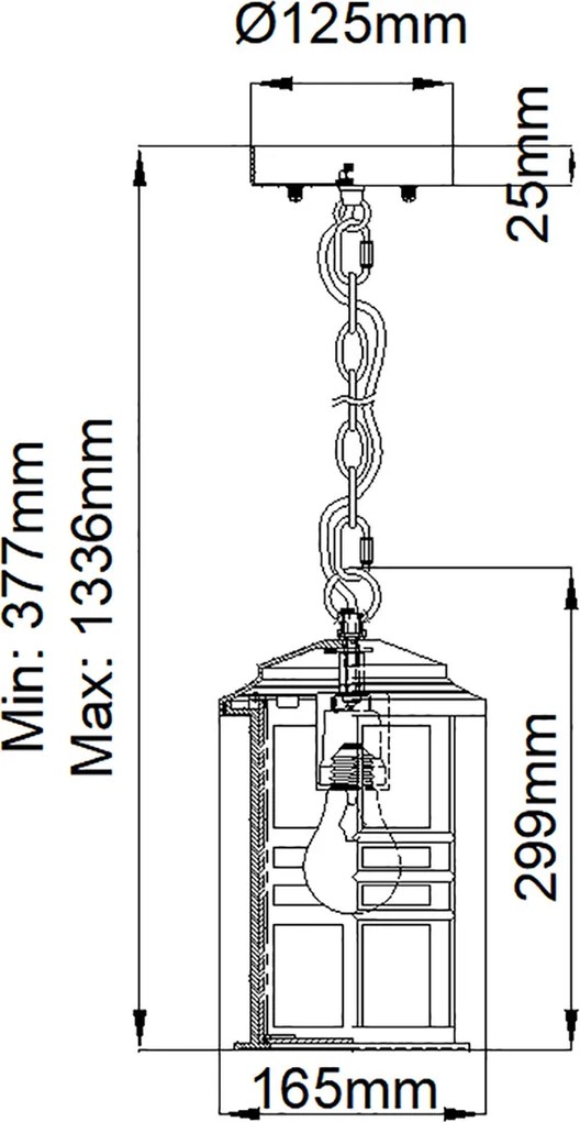 Elstead klasszikus kültéri függeszték beacon square fehér elsklbeaconsquare8wh IP44