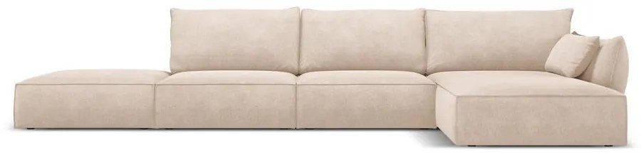 Bézs sarokkanapé (jobb oldali) Vanda – Mazzini Sofas
