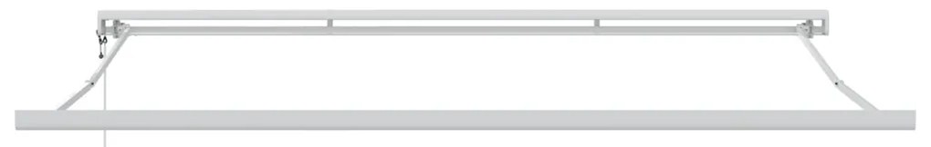 Automatikus Behúzható Napellenző Kék és Fehér 450x300 cm