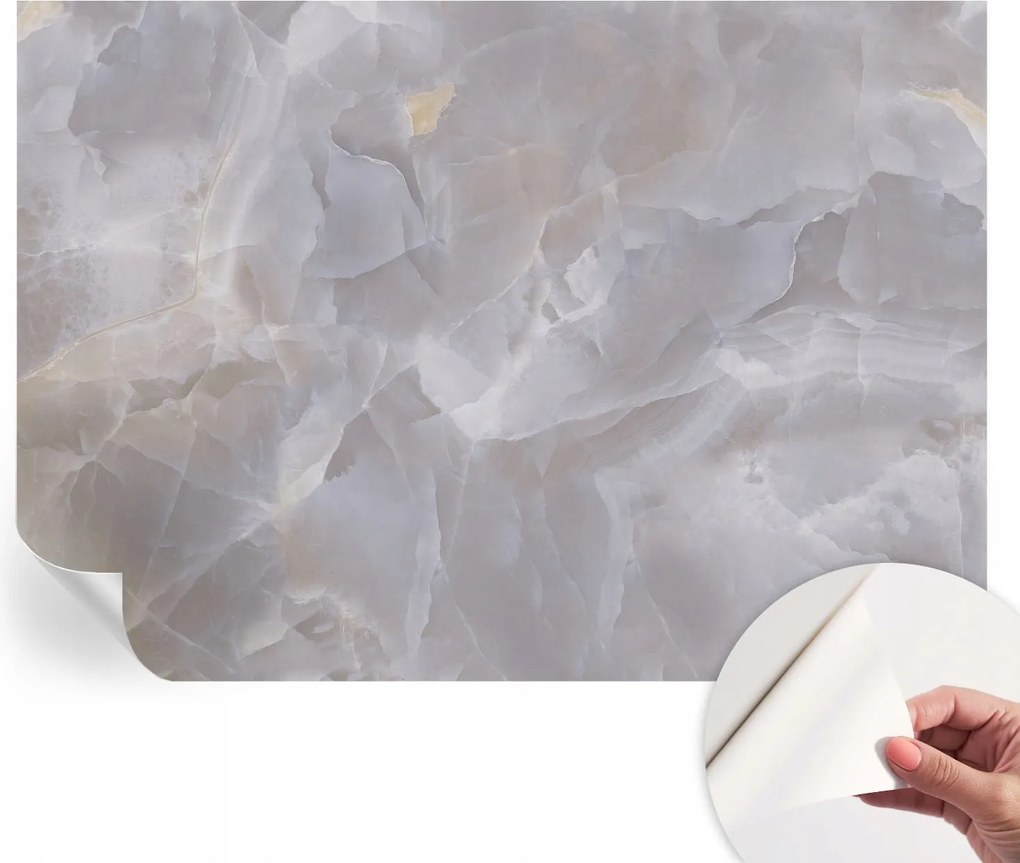 Modern öntapadós fotótapéta Mosható márvány hullámok 312x219 cm
