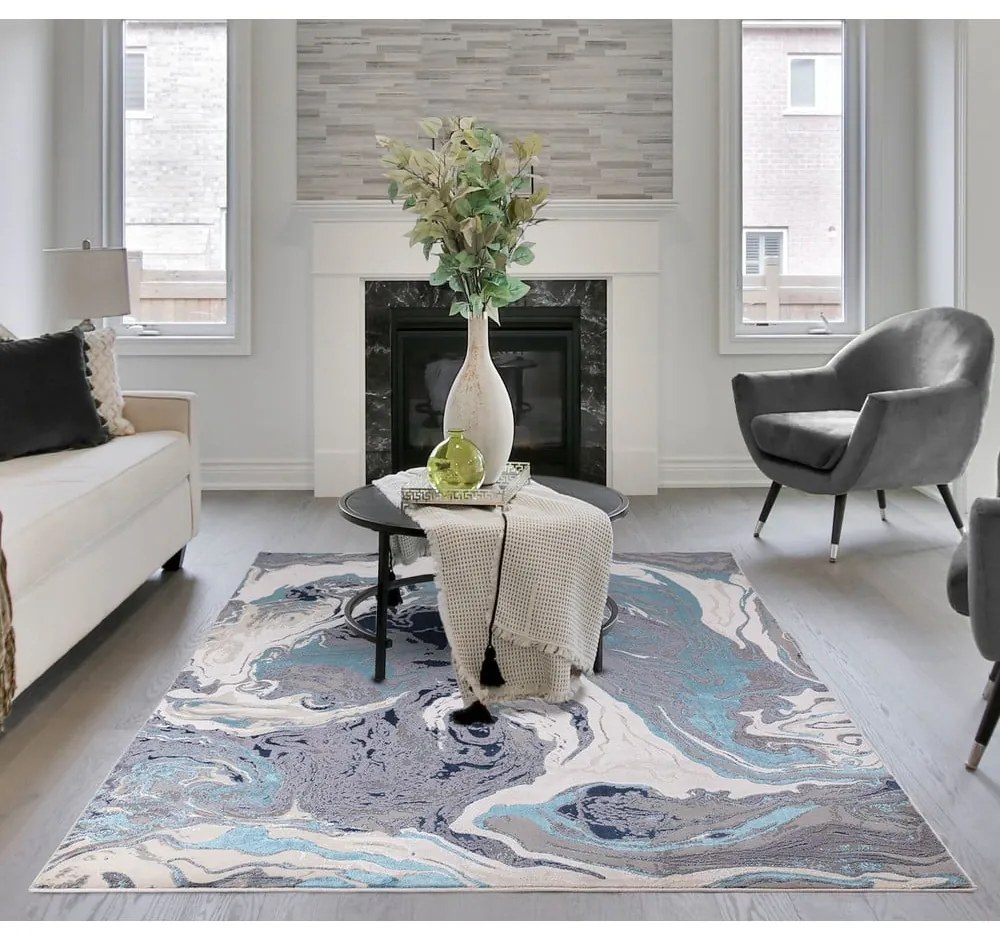 Kék szőnyeg 230x160 cm Aurora - Asiatic Carpets