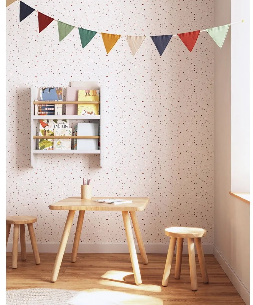Fehér többszintes gyerek polc 50 cm Gopi – Kave Home