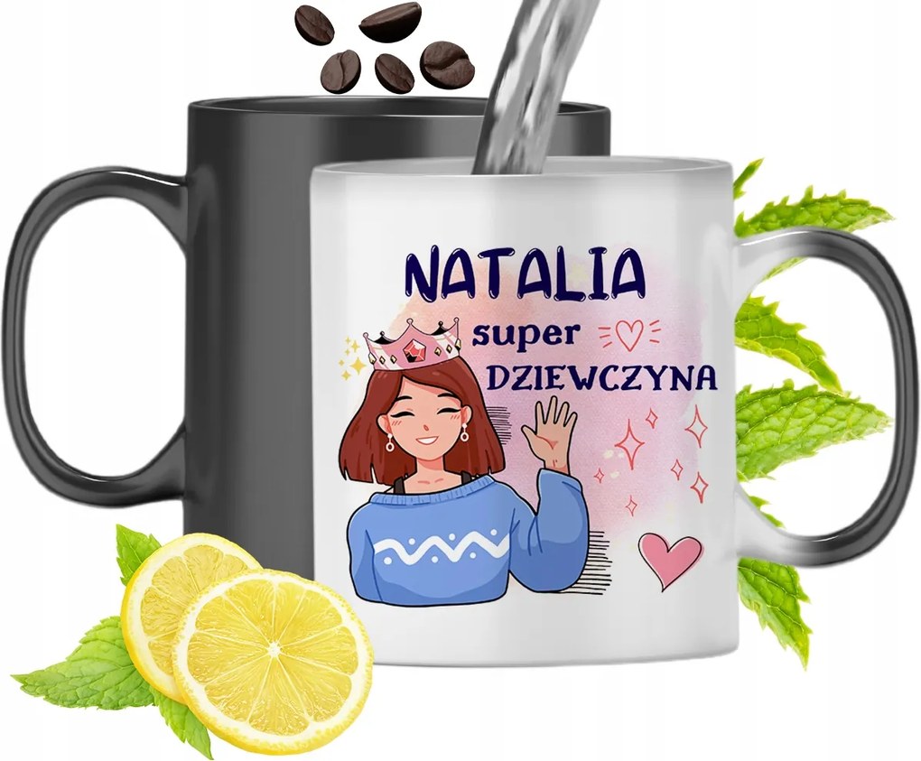 Natali Varázsbögre Születésnapi Ajándék Nyomtatott Fotóval