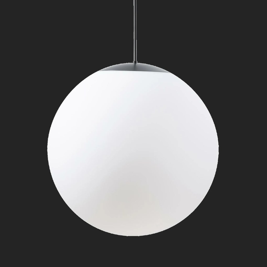 Osmont 62112 Adria P5 Hp függesztett üveglámpa fekete/fehér IP40 3000 K