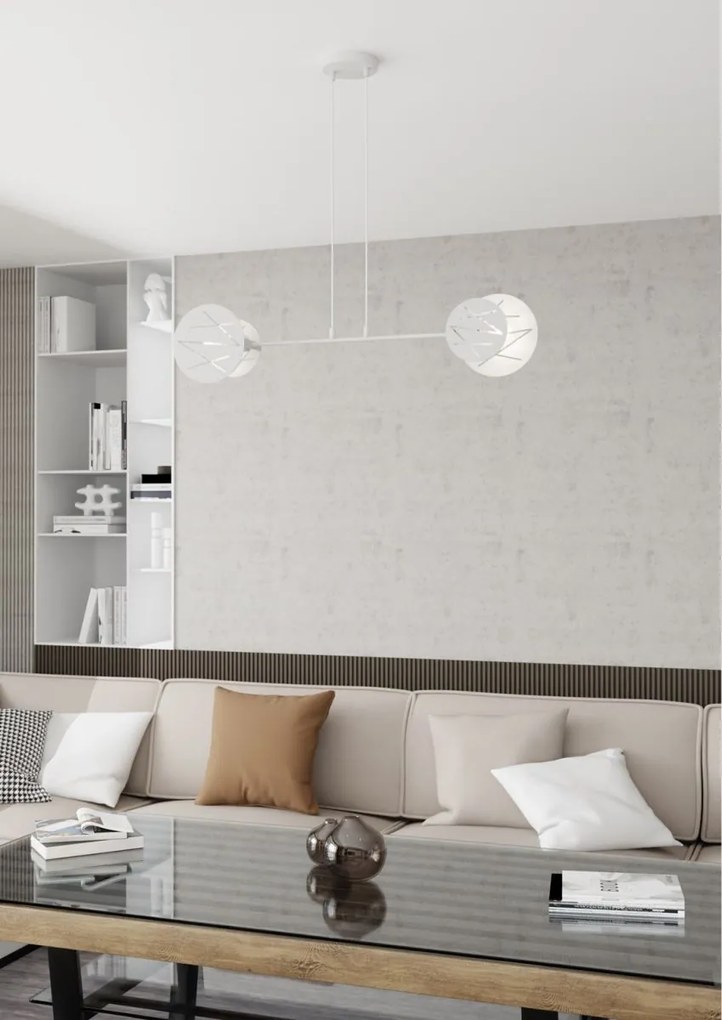 Emibig modern függeszték xotic fehér emi1412/2