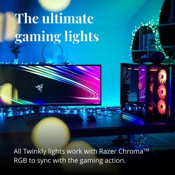 Twinkly TWS250SPP-BEU - LED RGB kültéri karácsonyi fényfüzér 250xLED 23,5 m IP44 Wi-Fi