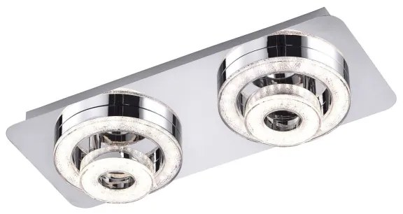 Leuchten Direkt 14521-17 - LED Mennyezeti lámpa TIM 2xLED/2,8W/230V + 2xLED/3,1W