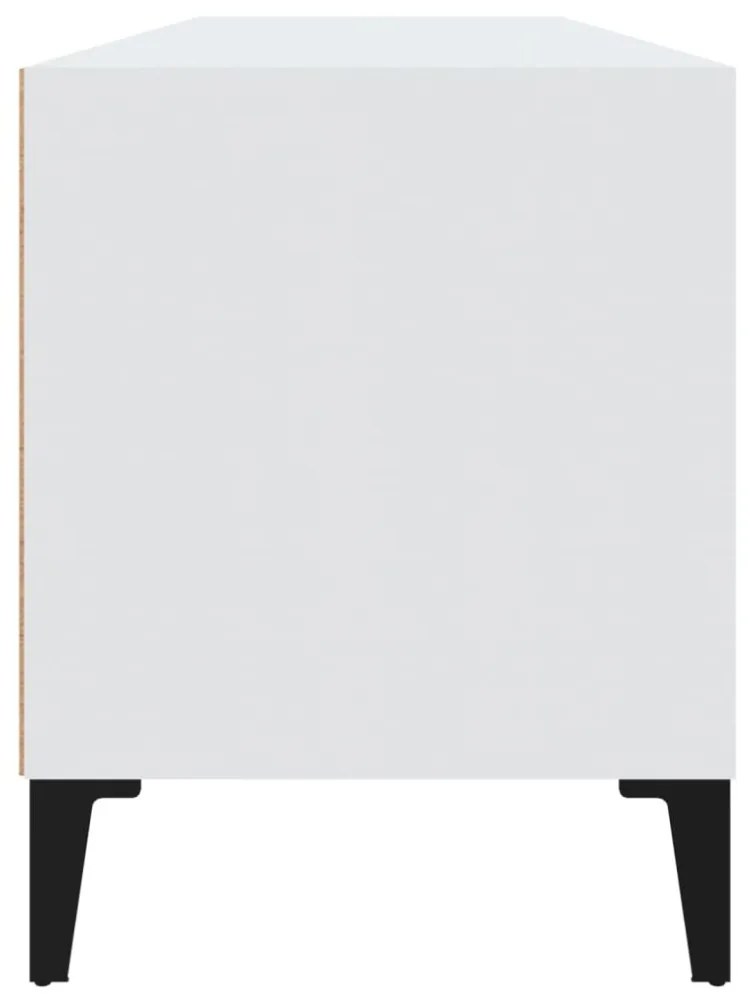 fehér szerelt fa TV-szekrény 100x34,5x44,5 cm