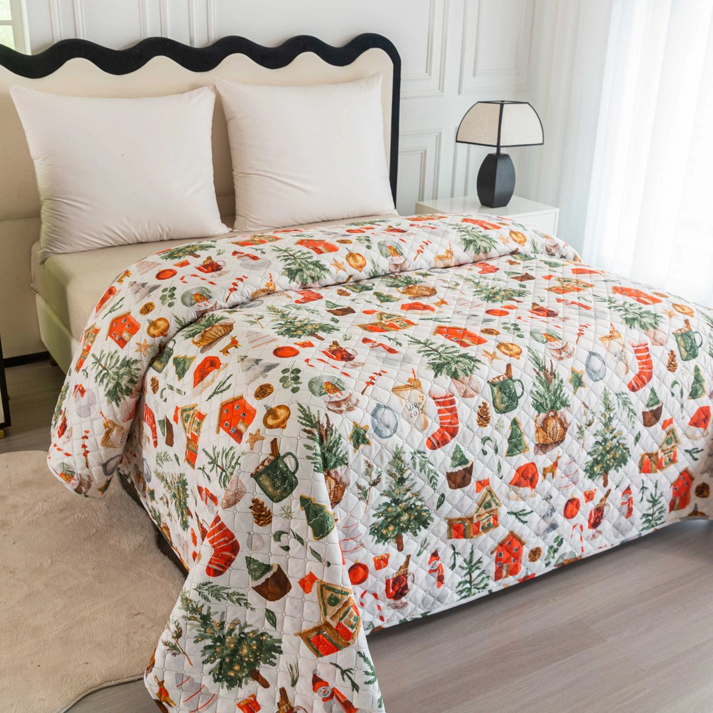 Ágytakaró FESTIVE MAGIC színes Méret: 220 x 240 cm