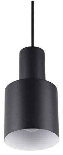 Fekete függőlámpa fém búrával ø 12 cm Agudo – Trio